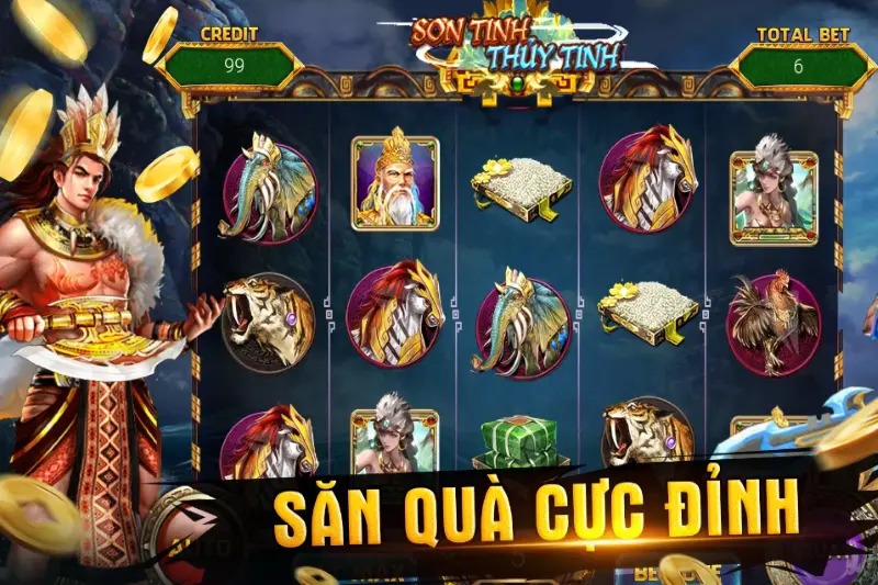 Hướng dẫn cách chơi slot game Sơn Tinh Thủy Tinh