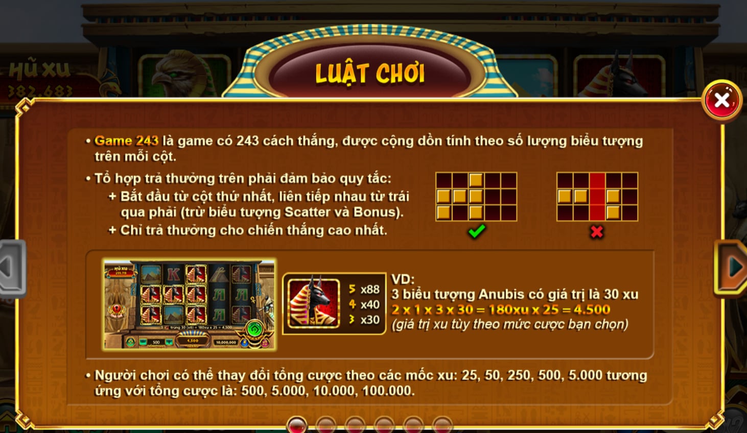 Bí mật Cleopatra – Slot game hấp dẫn tại Debet